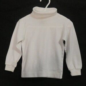 FLYING COLORS | size 2T | White Long Sleeve Turtleneck Shirt *stains